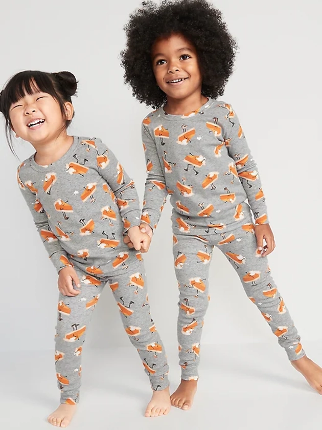 Unisex Matching Thanksgiving Pajama Set for Toddler &#x26; Baby