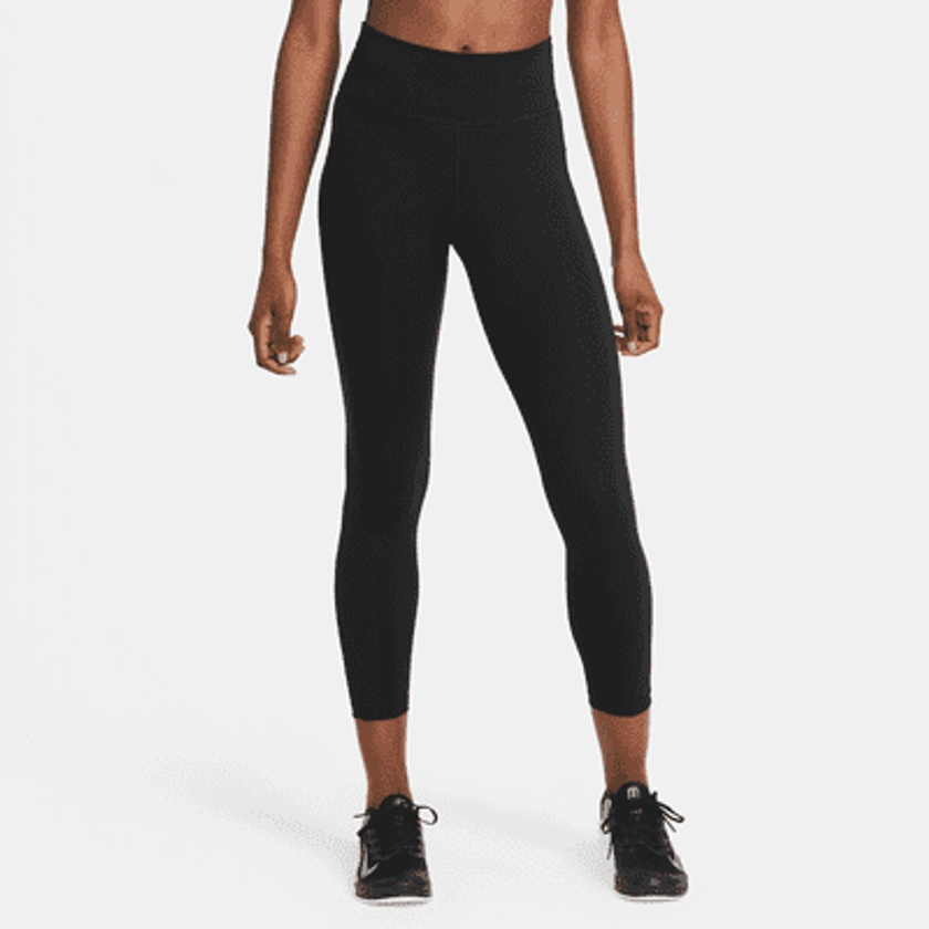 Leggings a 7/8 a vita media con inserti in mesh Nike Pro – Donna. Nike IT