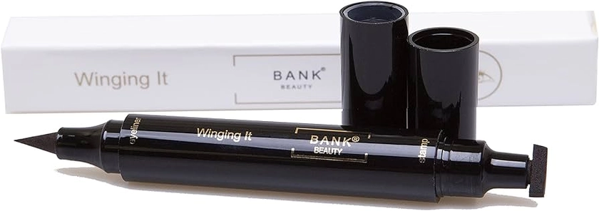 Winging It. Double-headed Winged Eyeliner Stamp by BANK Beauty® , For The Perfect Winged Eyeliner in Seconds. Waterproof, Smudge Proof, Long Lasting Eye Liner. : Amazon.co.uk: Beauty