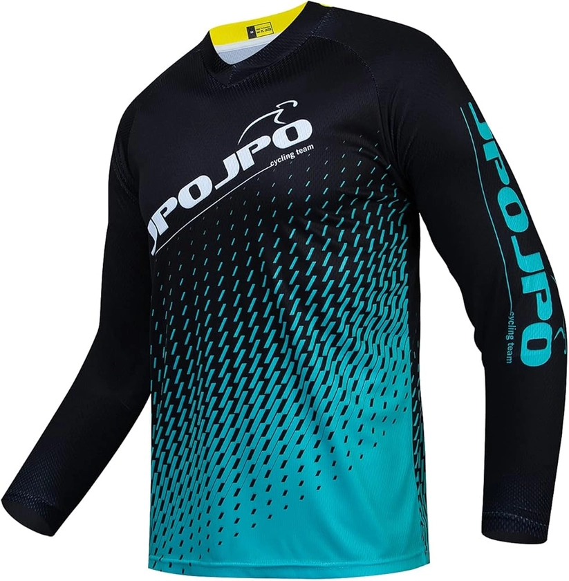 Kids Cycling Jersey Downhill Shirts 4-14 Years Girls Boys Bike MTB Child Clothing Long Sleeve Powersports Bicycle BMX Tops