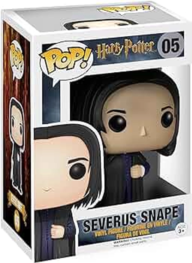 Funko Pop! Movies: Harry Potter - Severus Snape - Severus Rogue- Figurine en Vinyle à Collectionner - Idée de Cadeau - Produits Officiels - Jouets pour Les Enfants et Adultes - Movies Fans