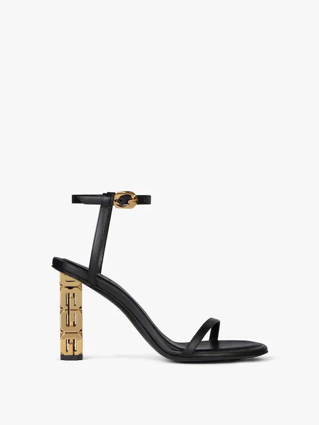 G Cube sandals in leather | Givenchy GB | Givenchy