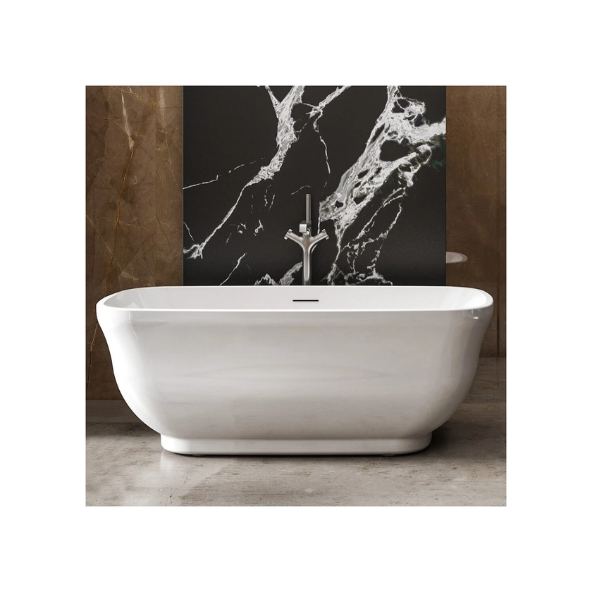 Charlotte Edwards Cyllene White Freestanding Bath - 1600 x 750mm