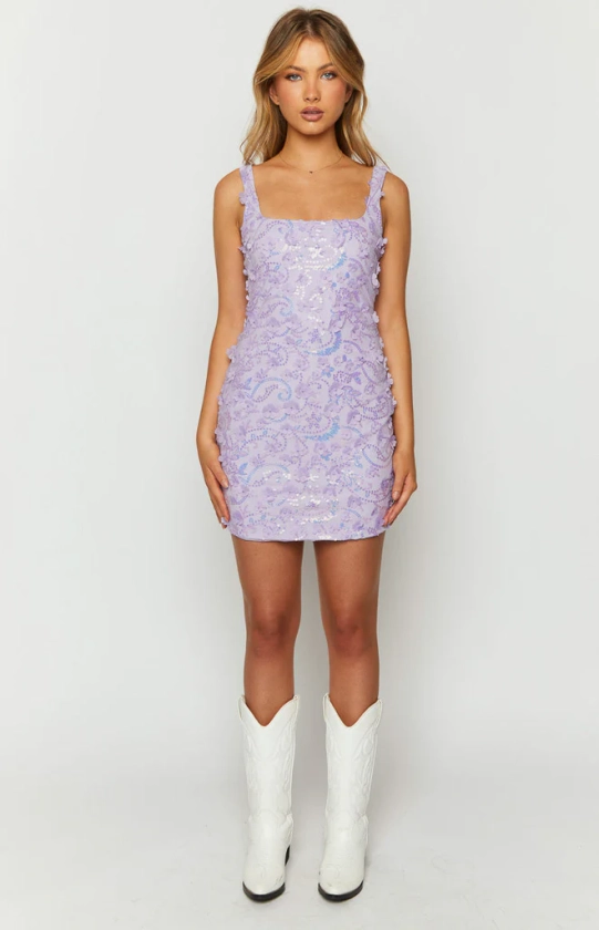 Pixie Purple Mini Dress