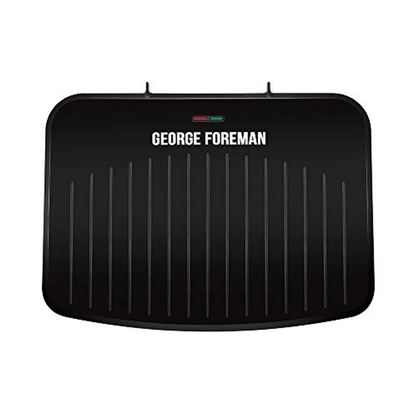 George Foreman 25820 Large Fit Grill - Versatile Griddle, Hot Plate and Toastie Machine with Improved Non-Stick Coating and Speedy Heat Up, Black on OnBuy