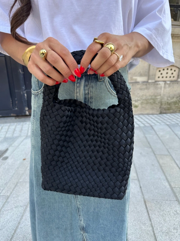 Sac beauté moyen noir