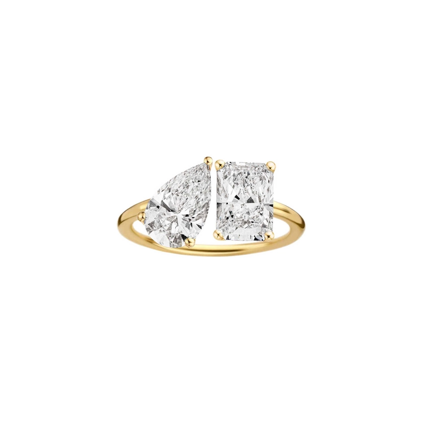 Bague Toi et Moi Coco, Bague Diamant de Synthèse par Kimaï