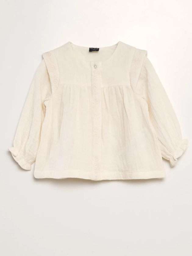 Blouse en gaze de coton