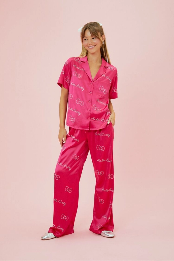 Hello Kitty Pajama Shirt & Pants Set