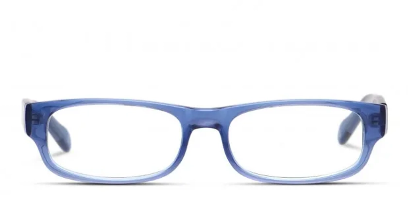 Muse Adler Clear Blue Eyeglasses | Includes FREE Rx Lenses