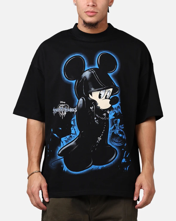 Loiter Disney Kingdom Hearts King Mickey Mockneck T-Shirt Black