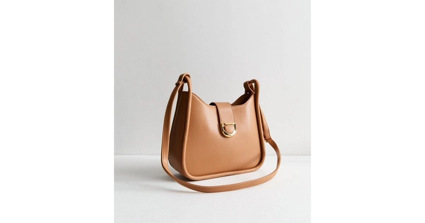Tan Leather-Look Cross Body Bag | New Look