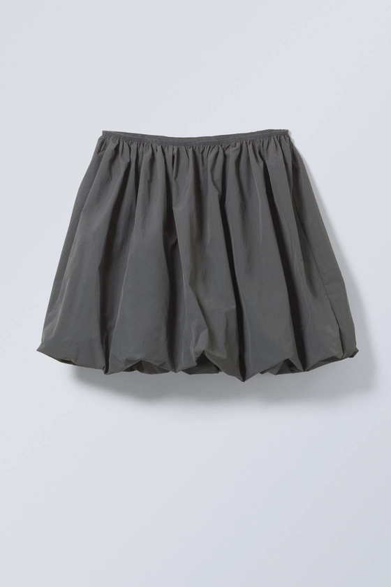 Olivia Balloon Skirt - Dark Grey - Weekday NL