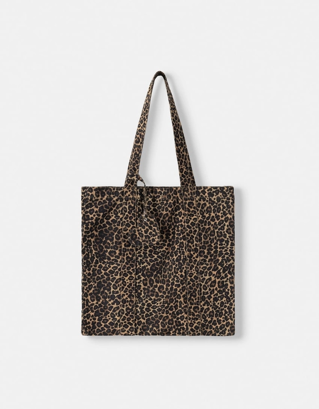 Bolso shopper animal print