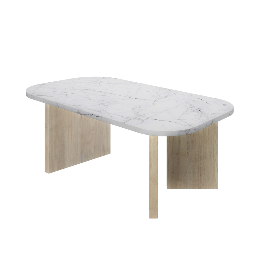 Table basse effet marbre QUARTZ