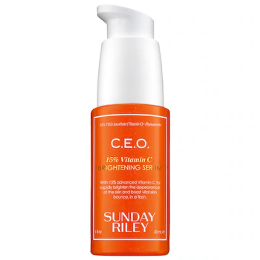 C.E.O. 15% Vitamin C Brightening Serum - Sunday Riley | Sephora