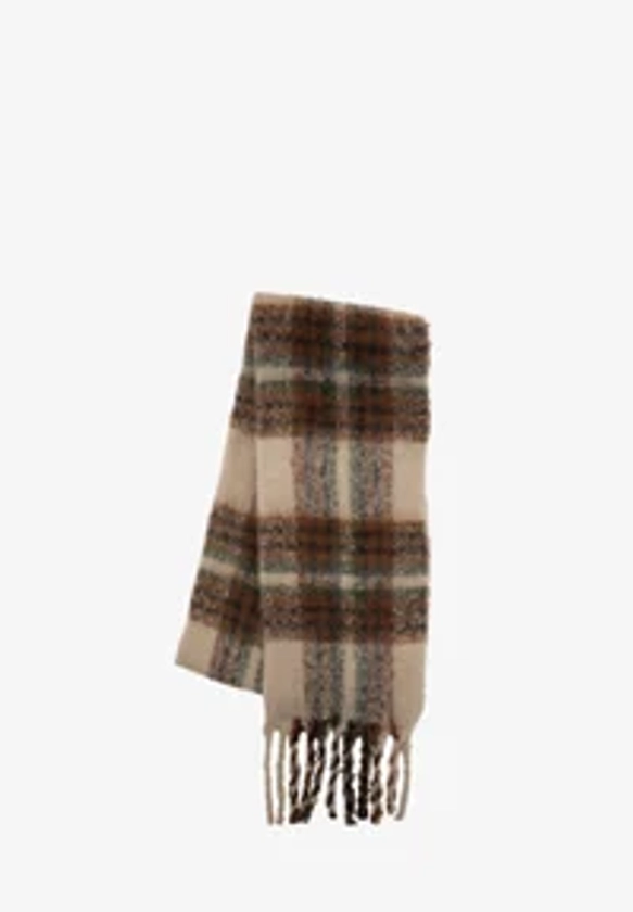 PULL&BEAR CHUNKY CHECK - Schal - brown/braun - Zalando.at