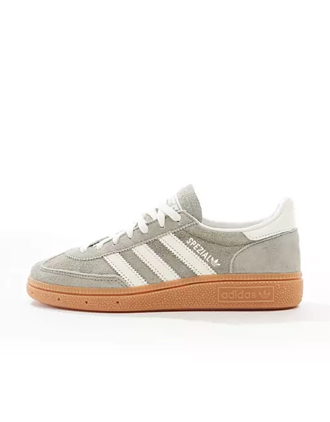 adidas Originals - Handball Spezial - Sneakers in grijs en wit met rubberen zool