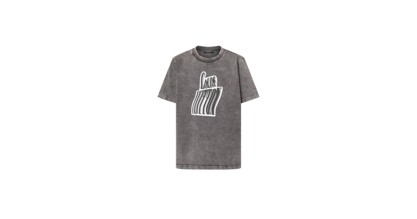 Les collections de Louis Vuitton : Tee-shirt à signature LV graphique