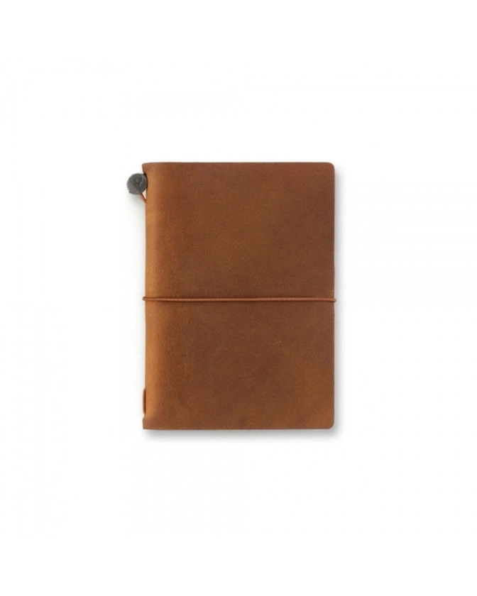 TRAVELER'S Notebook en cuir camel (Passeport) - TRAVELER'S COMPANY