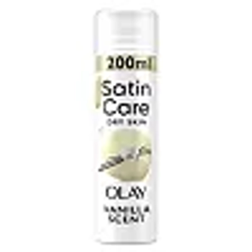 Gillette Satin Care with Olay Dry Skin Vanilla Cashmere 200ml