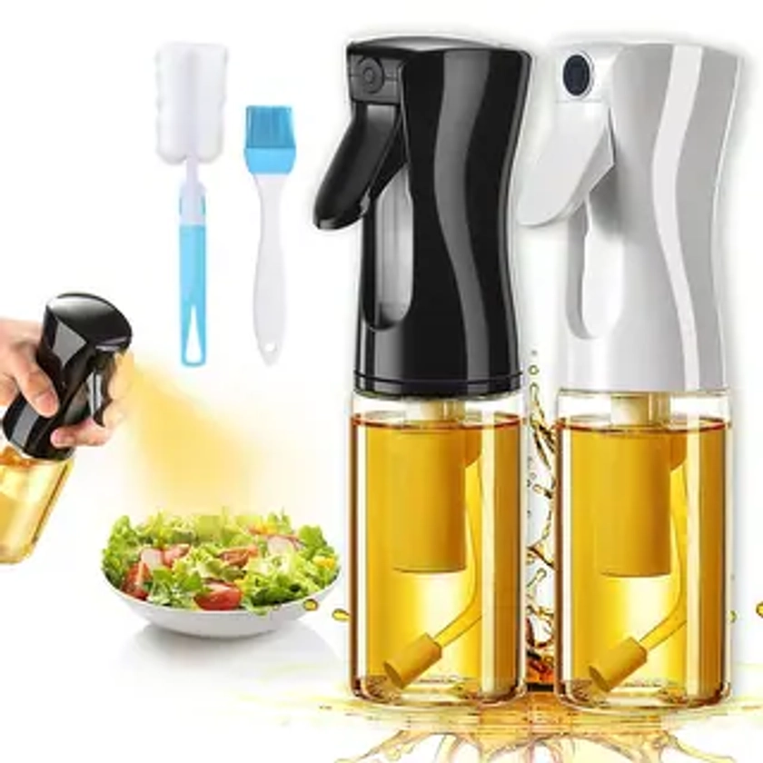 200ML Olive Oil Sprayer Glass Bottle with 2 Brushes | Overstock.com Shopping - The Best Deals on Kitchen Gadgets | 43986917