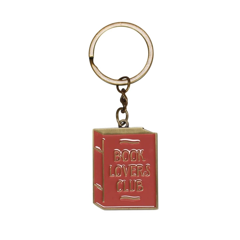 Book Lovers Club Metal Keyring | Book Accessories | BookGeek