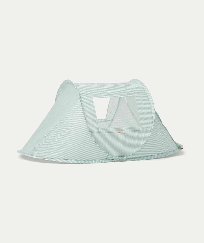 Bjork Tent: Printed Stripe Ice blue/ Creme de la creme