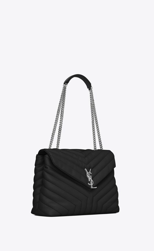 LOULOU MEDIUM CHAIN BAG EN CUIR MATELASSÉ «Y» | Saint Laurent | YSL.com