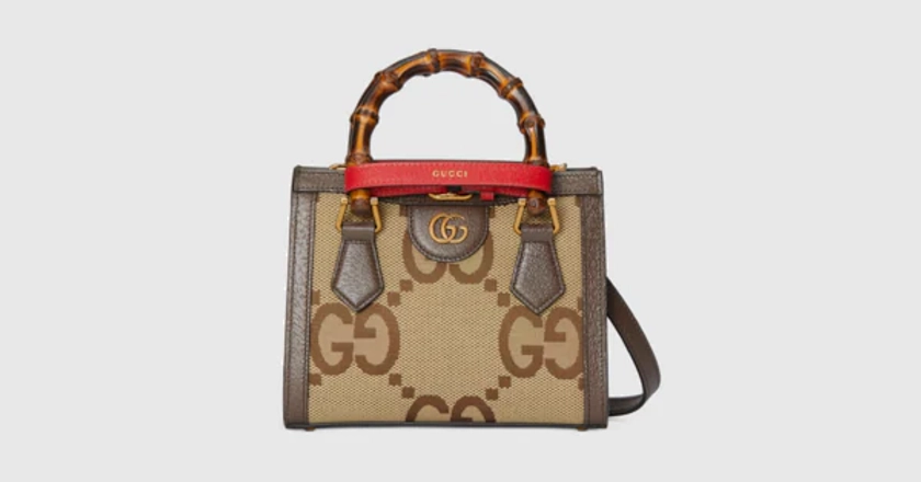 Gucci - Gucci Diana jumbo GG mini tote bag