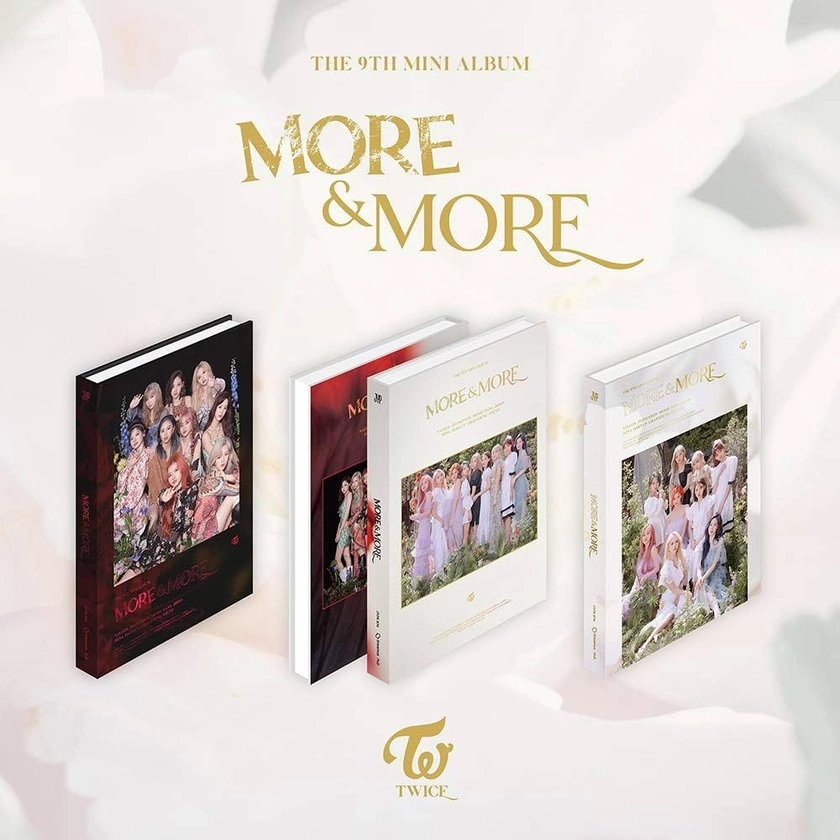 Amazon.com: JYP Twice - More & More (9th Mini Album) Album+Extra Photocards Set (Random ver.) : Home & Kitchen