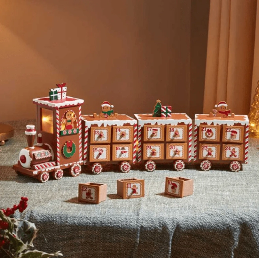 Three Kings All Aboard Gingerbread Express Advent Calendar