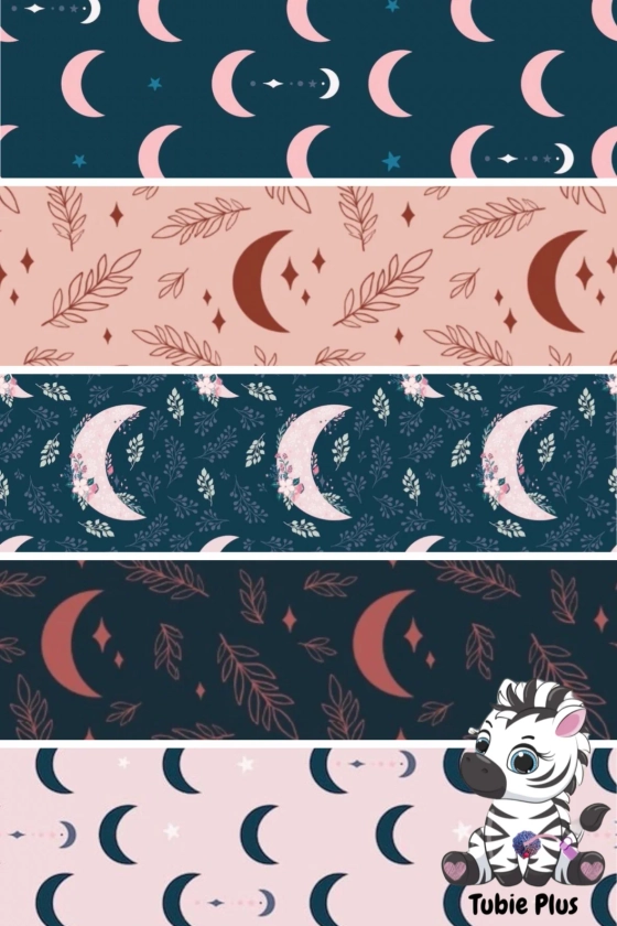 Boho Moon Mix Print Strip | Small