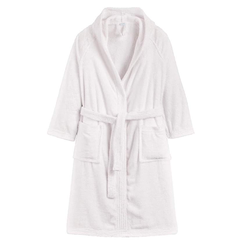 Hooded 100% Cotton Towelling Bathrobe