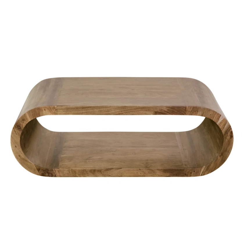 The Twillery Co.® Osblek Solid Wood Coffee Table with Storage | Wayfair