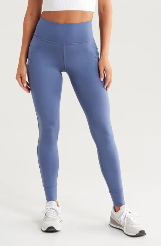 Zella Fleece Lined Performance Pocket Leggings | Nordstrom