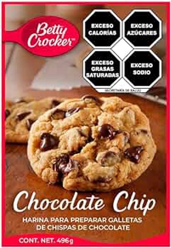 Betty Crocker Chip Cookie Mix, Chocolate, 496 g