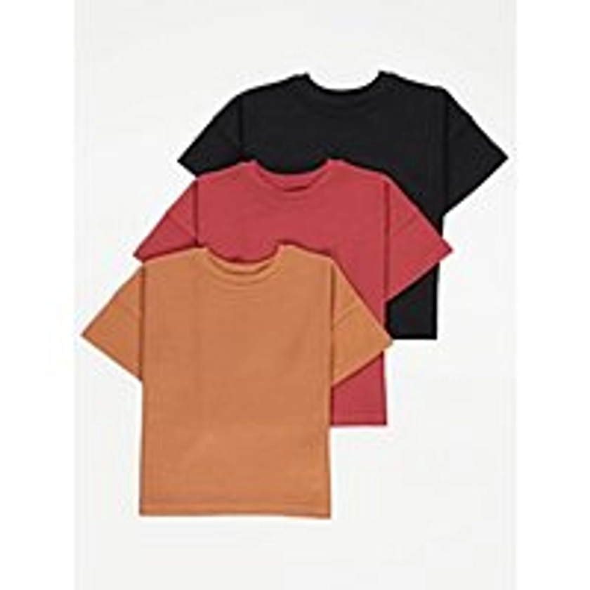 Slub Pique T-Shirts 3 Pack