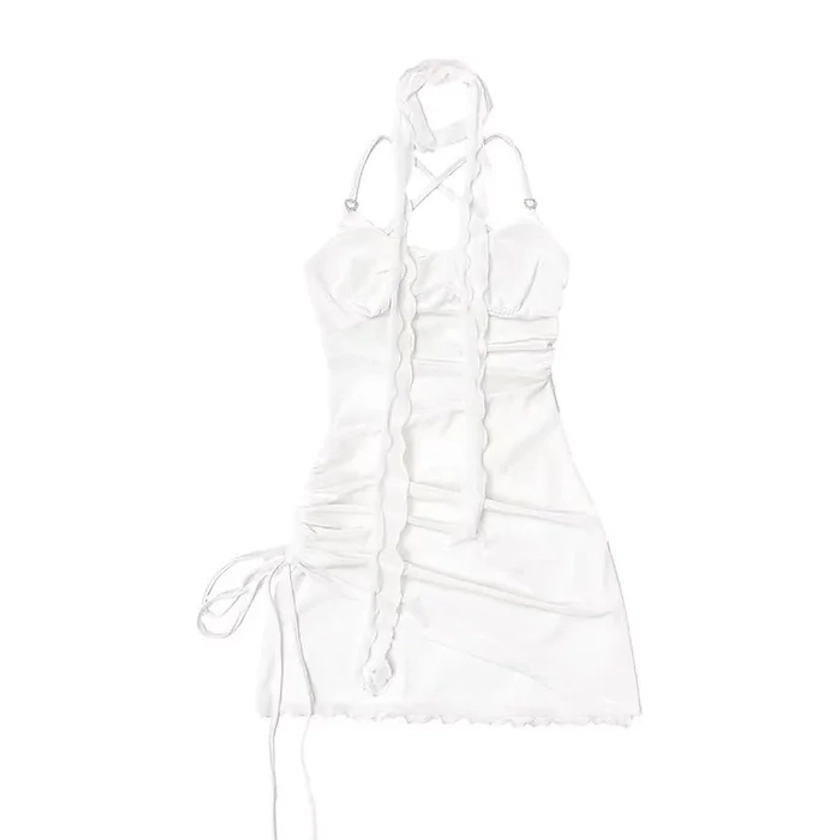 White Retro Dress | Byunli