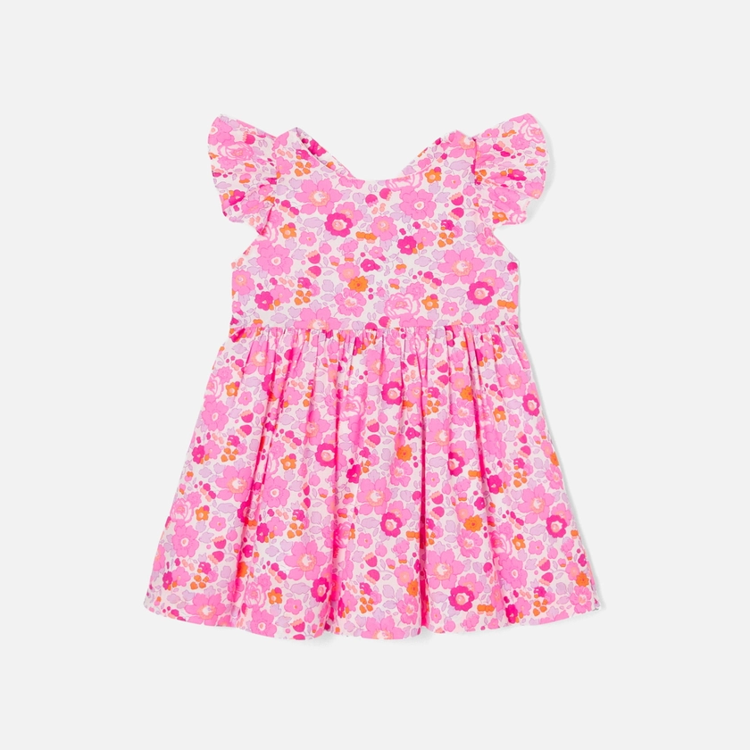 Robe bébé fille en tissu Liberty