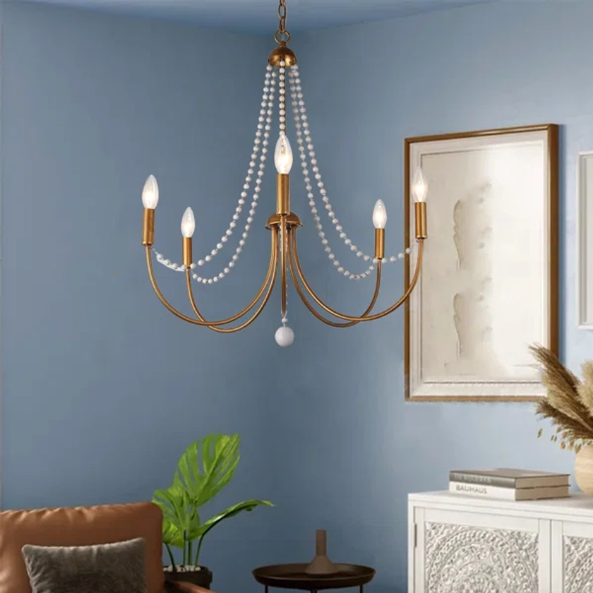 5 - Light Candle Style Chandelier