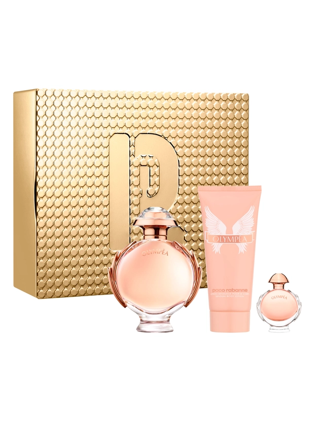 Set Perfume Olympéa EDP Mujer 80 ml + Sensual Loción Corporal 100 ml + EDP 6 ml en Sets de Perfumes | Paris