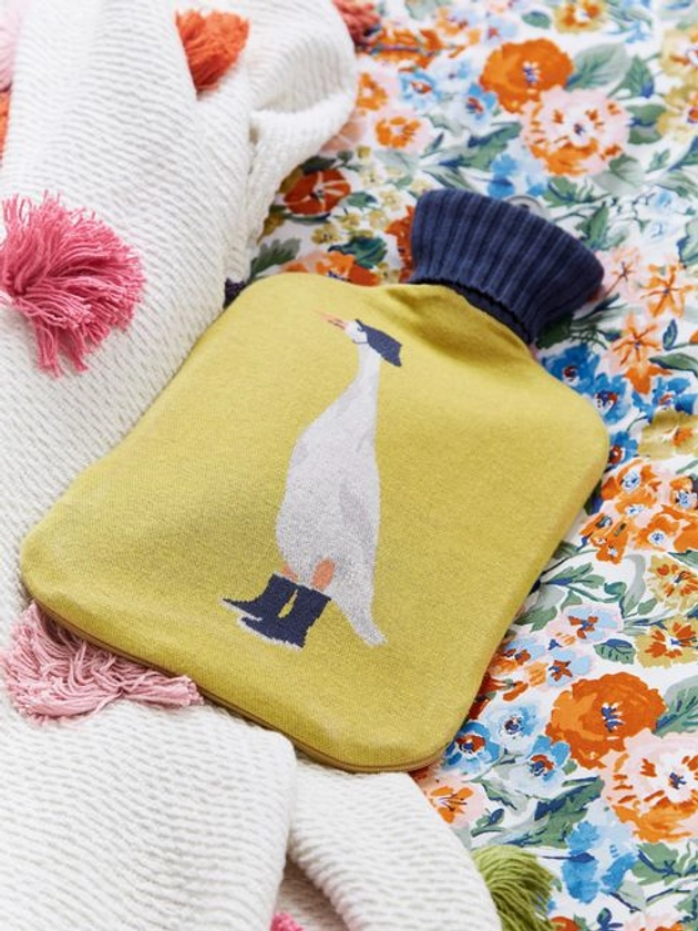 Buy Joules Delia Duck Hot Water Bottle from the Joules online shop