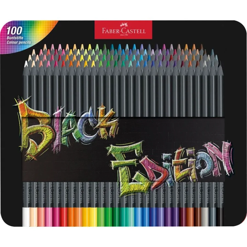 Crayons de couleur Black Edition 100x