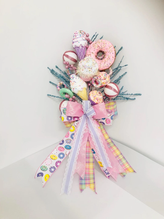 Limited edition, Christmas pastel sweets, candy tree topper, Christmas, decoration, holiday decor,