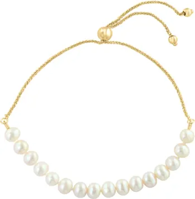 EFFY 14K Yellow Gold Freshwater Pearl Bracelet | Nordstromrack