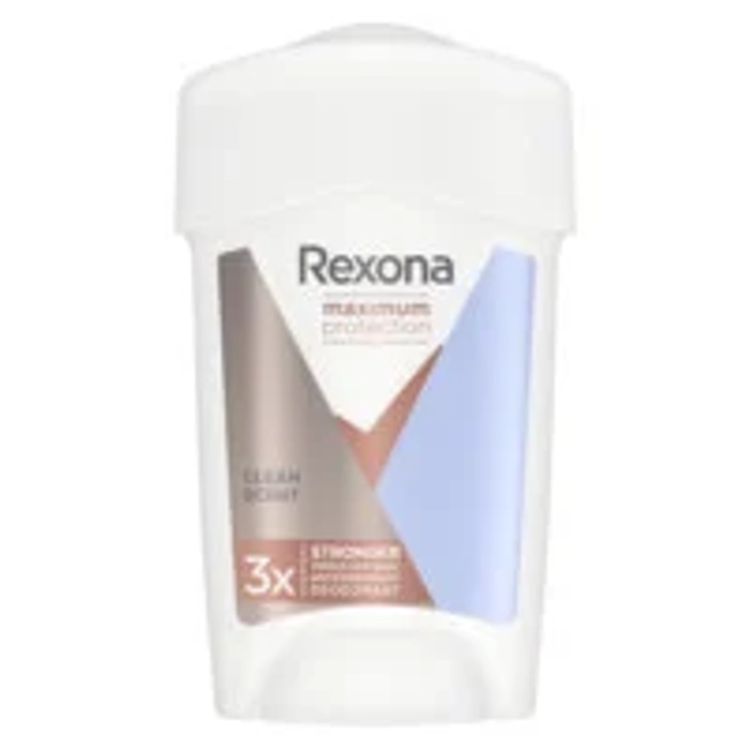 Déodorant Femme Anti-Transpirant Clean Scent REXONA : le roll-on de 45mL à Prix Carrefour