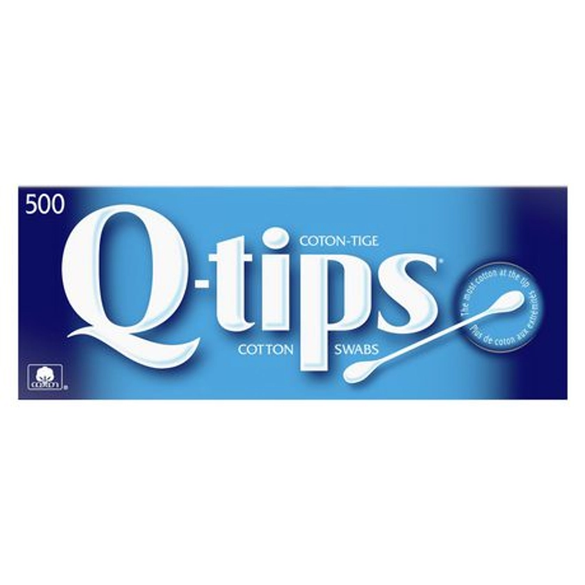 Q-tips Original Cotton Swabs, 500 Cotton Swabs