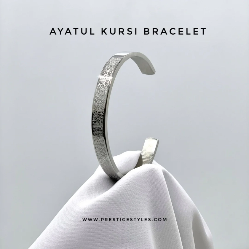 Ayatal Kursi Silver Bracelet