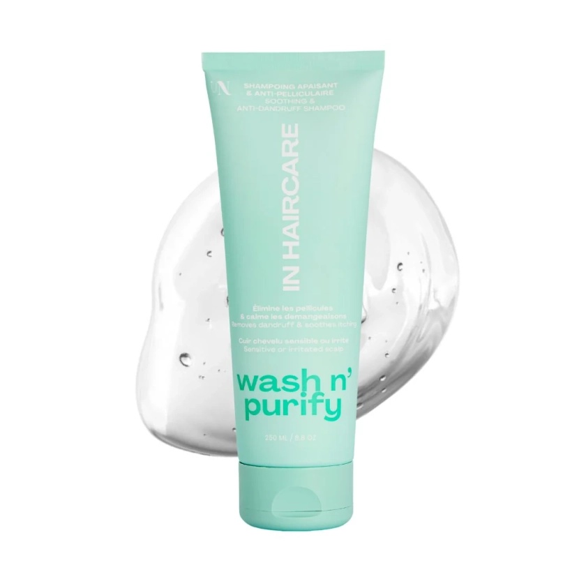 Shampoing apaisant : Wash n' Purify - purifie et rééquilibre - 250ml